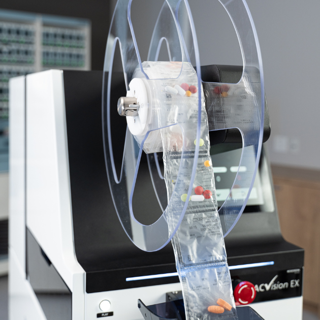 Close-up of PACVision Blister Roll